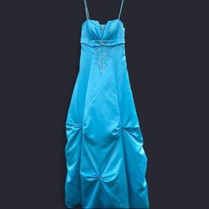 Turquoise formal dress